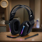 Wireless Gaming Headset Mic Aux 3.5mm Wireless Headphone Replacement Microphone Headset Mic for Logitech G733 Gaming Headphones