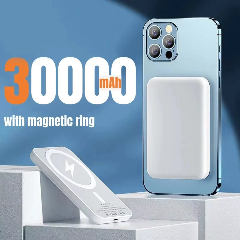 Lenovo 500000mAh Magnetic Wireless Power Bank PD22.5W Fast Charger For Magsafe iPhone Xiaomi 2026