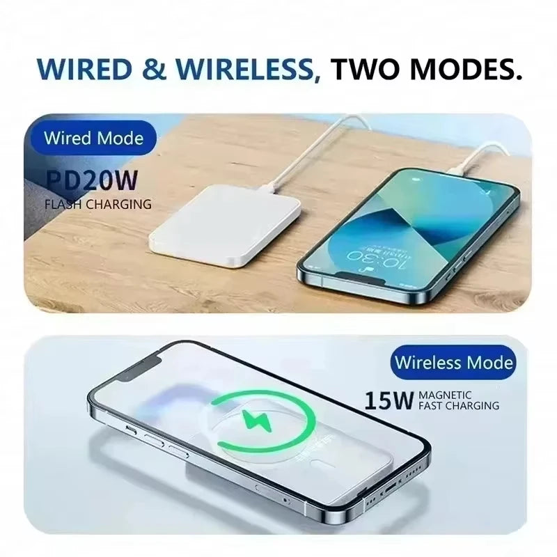 Lenovo 500000mAh Magnetic Wireless Power Bank PD22.5W Fast Charger For Magsafe iPhone Xiaomi 2026