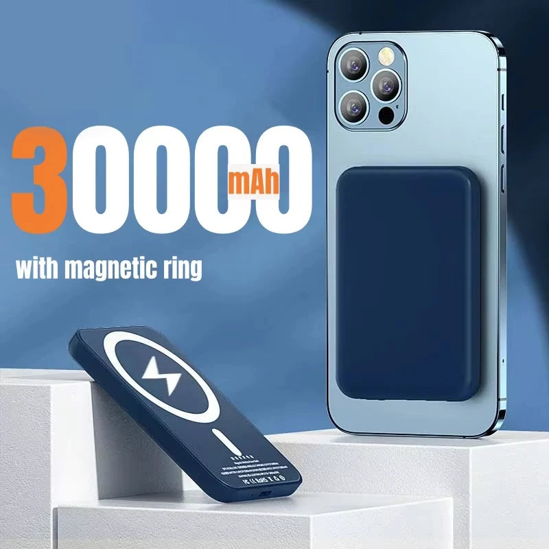 Lenovo 500000mAh Magnetic Wireless Power Bank PD22.5W Fast Charger For Magsafe iPhone Xiaomi 2026