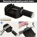 Watch Link Removal Tool Kit, Watch Band Tool Strap Chain Pin Remover Repair Tool Kit For Watch Band Strap Adjustment, Watc