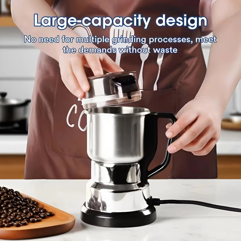 Electric Coffee & Grain Grinder – High-Power, Food-Grade, Multi-Use