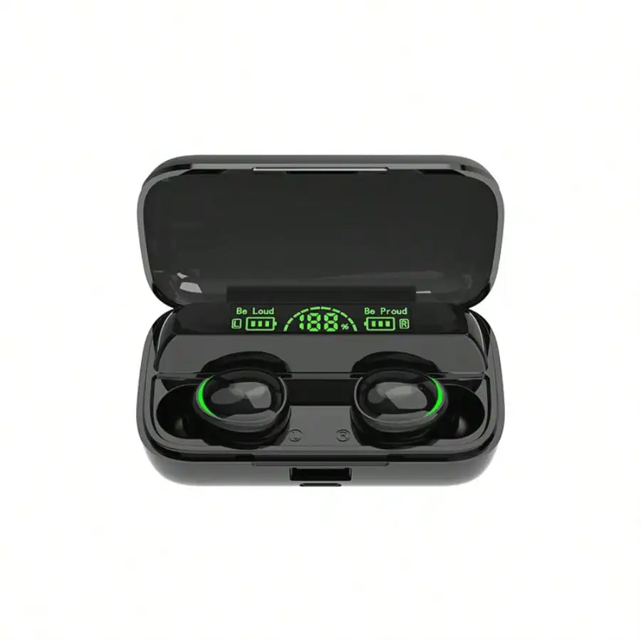 Bluetooth Headphones In Ear, Bluetooth 5.3 Headphones Wireless With Premium Hi-Fi Sound Touch Control, Wireless Headphones With 35H Playtime And LED Display, IP7 Waterproof Earphones With Mic