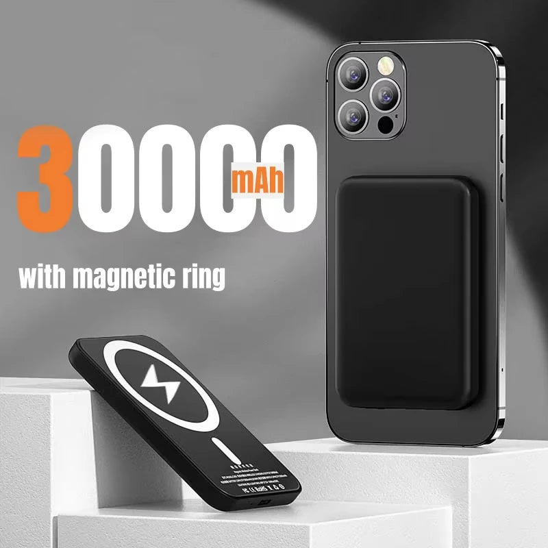 Lenovo 500000mAh Magnetic Wireless Power Bank PD22.5W Fast Charger For Magsafe iPhone Xiaomi 2026