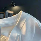 High-end Light Luxury Short-sleeved T-shirt for Men, A New Summer Fashion and Versatile Half-sleeved Round-neck Top for Men