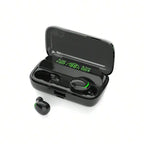 Bluetooth Headphones In Ear, Bluetooth 5.3 Headphones Wireless With Premium Hi-Fi Sound Touch Control, Wireless Headphones With 35H Playtime And LED Display, IP7 Waterproof Earphones With Mic