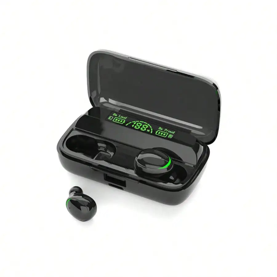 Bluetooth Headphones In Ear, Bluetooth 5.3 Headphones Wireless With Premium Hi-Fi Sound Touch Control, Wireless Headphones With 35H Playtime And LED Display, IP7 Waterproof Earphones With Mic