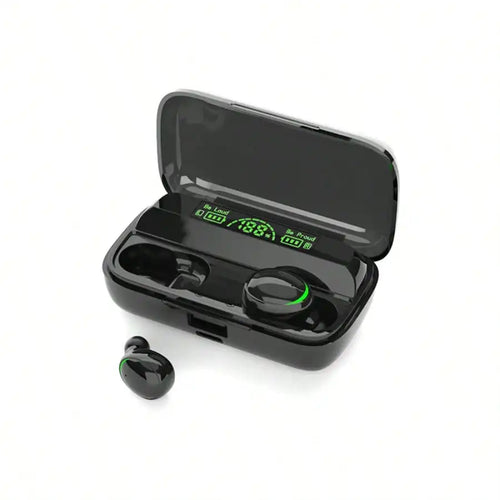 Bluetooth Headphones In Ear, Bluetooth 5.3 Headphones Wireless With Premium Hi-Fi Sound Touch Control, Wireless Headphones With 35H Playtime And LED Display, IP7 Waterproof Earphones With Mic