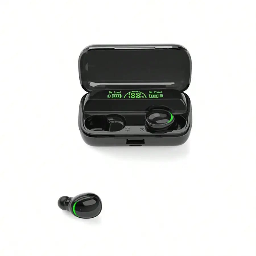 Bluetooth Headphones In Ear, Bluetooth 5.3 Headphones Wireless With Premium Hi-Fi Sound Touch Control, Wireless Headphones With 35H Playtime And LED Display, IP7 Waterproof Earphones With Mic